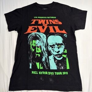 Twins of evil shirt medium